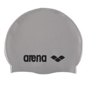 Шапка для плавання Arena CLASSIC SILICONE JR сріблястий Діт OSFM