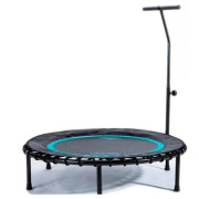 Батут с ручкой TRAMPOLINE WITH HANDLE черный, синий Уни 100см