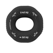 Еспандер кистьовий силіконовий PowerPlay PP-4331 Hand Grip Hard 40-45-50 кг. Чорний