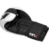 Боксерські рукавиці RDX F4 Boxing Sparring Gloves Hook & Loop WHITE/BLACK 12 унцій