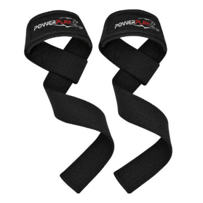 Лямки для тяги PowerPlay 7065 Classic Lifting Gym Straps Чорні