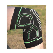 Наколінники спортивні PowerPlay PP-4099 Knee SupportЧорно/Зелені L/XL (пара)