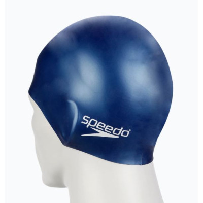 Шапка для плавання Speedo MOULDED SILIC CAP JU темно-синій Діт OSFM