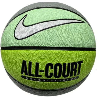 М'яч баскетбольний Nike EVERYDAY ALL COURT 8P DEFLATED VAPOR GREEN/LIGHT PUMICE/VOLT/BLACK/BK size 7