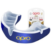 Капа OPRO Gold взрослая (возраст 11+) Blue/Pearl (art.102504002)