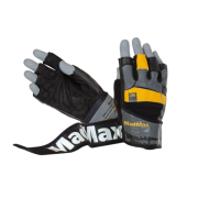 Рукавички для фітнесу MadMax MFG-880 Signature Black/Grey/Yellow S