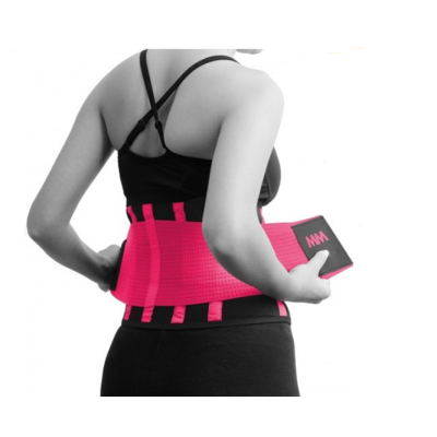 Пояс компресійний MadMax MFA-277 Slimming belt Black/neon pink S