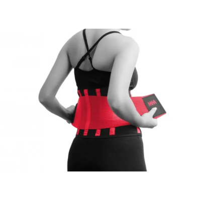 Пояс компресійний MadMax MFA-277 Slimming belt Black/rubine red S