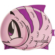 Шапка для плавання Aqua Speed ZOO FISH 5528 рожева рибка Діт OSFM