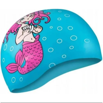 Шапка для плавання Aqua Speed KIDDIE Mermaid 1784 блакитний Діт OSFM