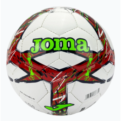 М'яч футбольний Joma DALI III білий, червоний, салатовий Уні 4