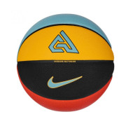Мяч баскетбольный Nike ALL COURT 2.0 8P G ANTETOKOUNMPO DEFLATED черный/желтый/голубой/красный 07