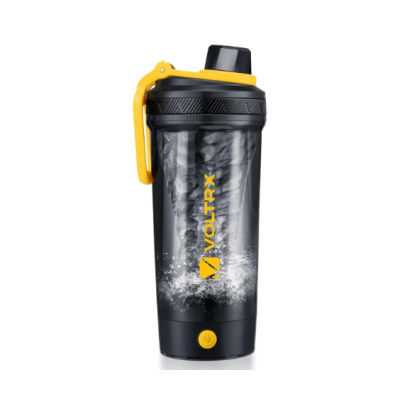 Шейкер спортивний електричний VOLTRX Gallium 600 мл. Tritan Yellow