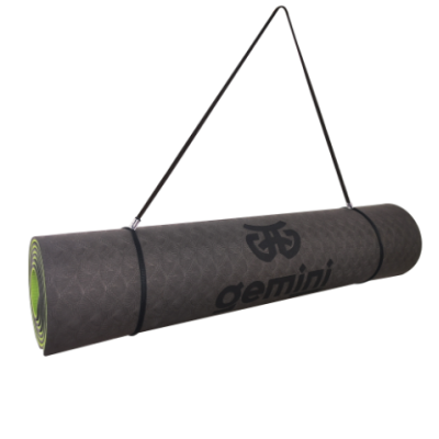 Килимок для фітнесу та йоги Gemini Sport TPE+TC 6мм GE-60014