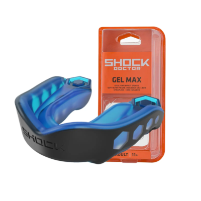 Капа Shock Doctor Gel Max доросла (вік 11+) Black/Blue (art. 6100-BB-AD)