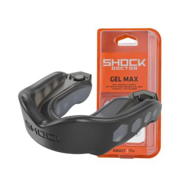 Капа Shock Doctor Gel Max доросла (вік 11+) Black (art. 6210-BK-AD)