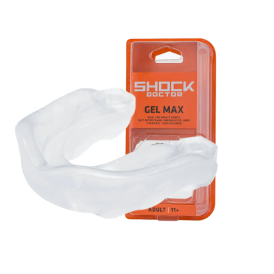 Капа Shock Doctor Gel Max дитяча (вік до 10р.) Clear (art. 6190-TC-YTR)