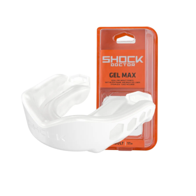 Капа Shock Doctor Gel Max доросла (вік 11+) White (art. 61950-TC-AD)