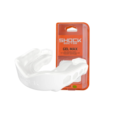 Капа Shock Doctor Gel Max дитяча (вік до 10р.) White (art. 6150-TC-YTR)