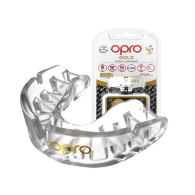 Капа OPRO Gold доросла (вік 11+)  Clear (art.102504015)