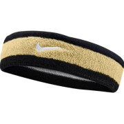 Повязка на голову Nike SWOOSH HEADBAND черный, коричневый Уни OSFM