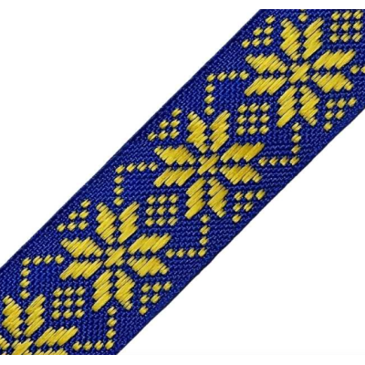 Стрічка 25 мм з візерунком національним