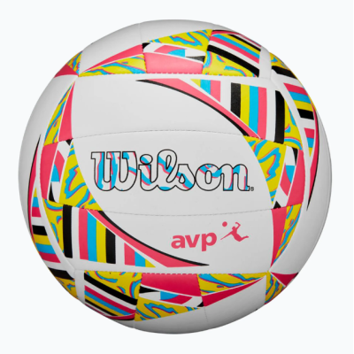 М'яч волейбольний Wilson AVP MOVEMENT VB NEW White/Pink/Yellow OF