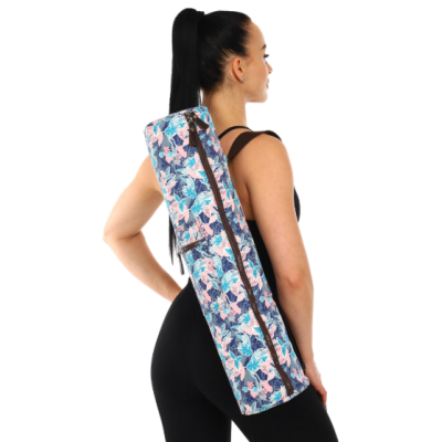 Сумка-чохол для йога килимка KINDFOLK Yoga bag SP-Sport FI-8365-2 рожевий-блакитний