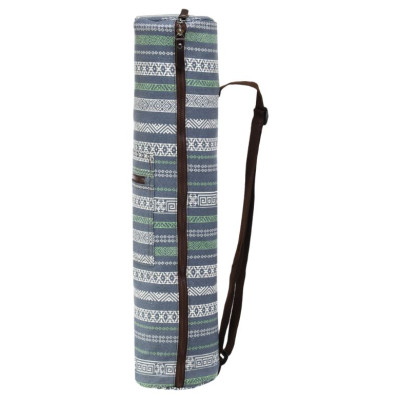 Сумка-чохол для йога килимка KINDFOLK Yoga bag SP-Sport FI-8365-3 сірий-синій