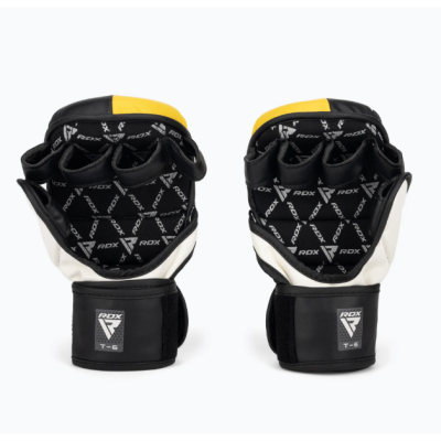 Перчатки для ММА RDX T6 Plus Rex Yellow S