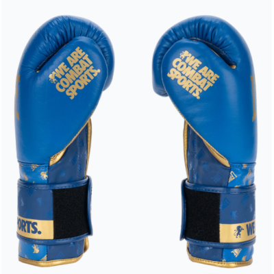 Боксерські рукавиці Leone GN220 DNA Blue 14 унцій