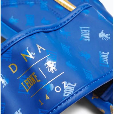 Боксерські рукавиці Leone GN220 DNA Blue 14 унцій