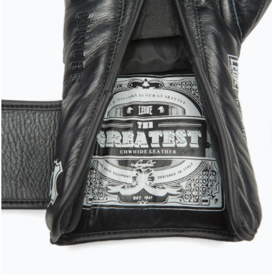 Боксерські рукавиці Leone GN111 THE GREATEST Black 14 унцій