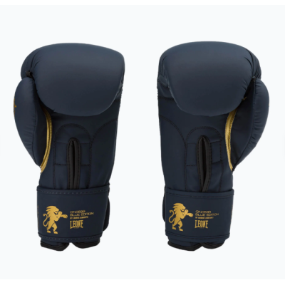 Боксерські рукавиці Leone GN059B Blue Edition 14 унцій