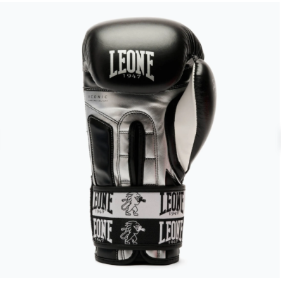 Боксерські рукавиці Leone GN208 ICONIC Black 12 унцій