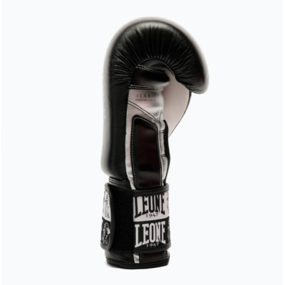 Боксерські рукавиці Leone GN208 ICONIC Black 12 унцій