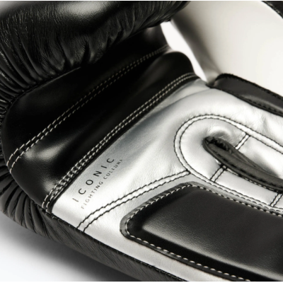 Боксерські рукавиці Leone GN208 ICONIC Black 12 унцій