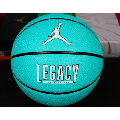 М'яч баскетбольний NIKE JORDAN LEGACY 2.0 8P DEFLATED HYPER JADE/BLACK/BARELY GREEN/BLACK size 7