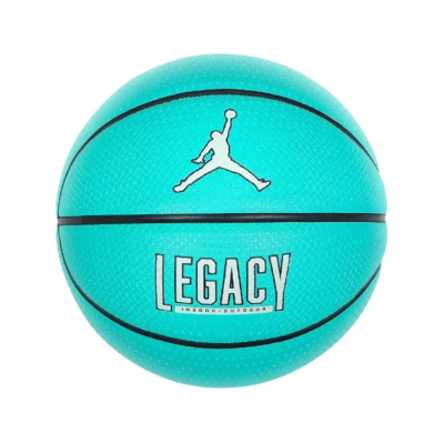 М'яч баскетбольний NIKE JORDAN LEGACY 2.0 8P DEFLATED HYPER JADE/BLACK/BARELY GREEN/BLACK size 7