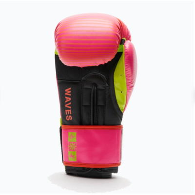 Боксерські рукавиці Leone GN313 WAVES Fuxia 10 унцій