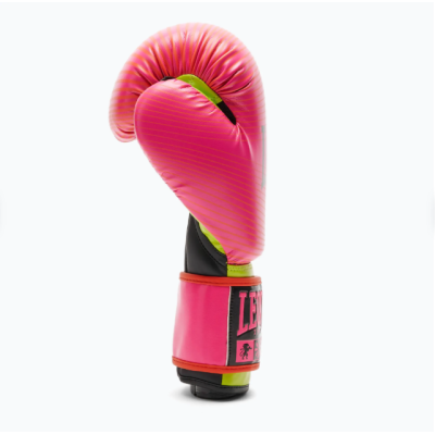 Боксерські рукавиці Leone GN313 WAVES Fuxia 10 унцій