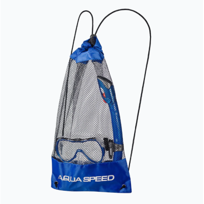Набір маска і трубка Aqua Speed AURA + EVO 9945 блакитний Діт One Size