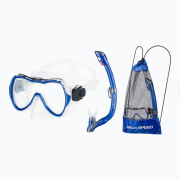 Набір маска і трубка Aqua Speed AURA + EVO 9945 блакитний Діт One Size