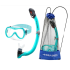 Набір маска і трубка Aqua Speed ALIZE FS + SAMOS 61091 бірюзовий Діт OSFM