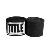 Бинти для боксу TITLE Boxing Mexican Style 180" Black (4.5м.)