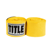 Бинти для боксу TITLE Boxing Mexican Style 180" Gold (4.5м.)