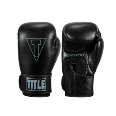Боксерські рукавиці TITLE Boxing Vegan Gloves Black 16 oz