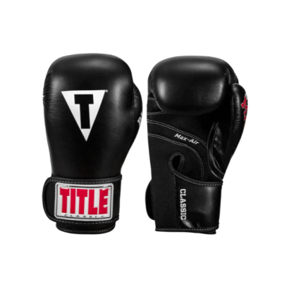 Боксерські рукавиці TITLE Classic Black Max Black 16 oz