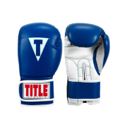 Боксерські рукавиці TITLE Classic Pro Style 3.0 Blue/White 12 oz