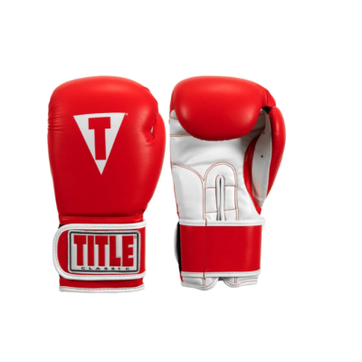 Боксерські рукавиці TITLE Classic Pro Style 3.0 Red/White 12 oz